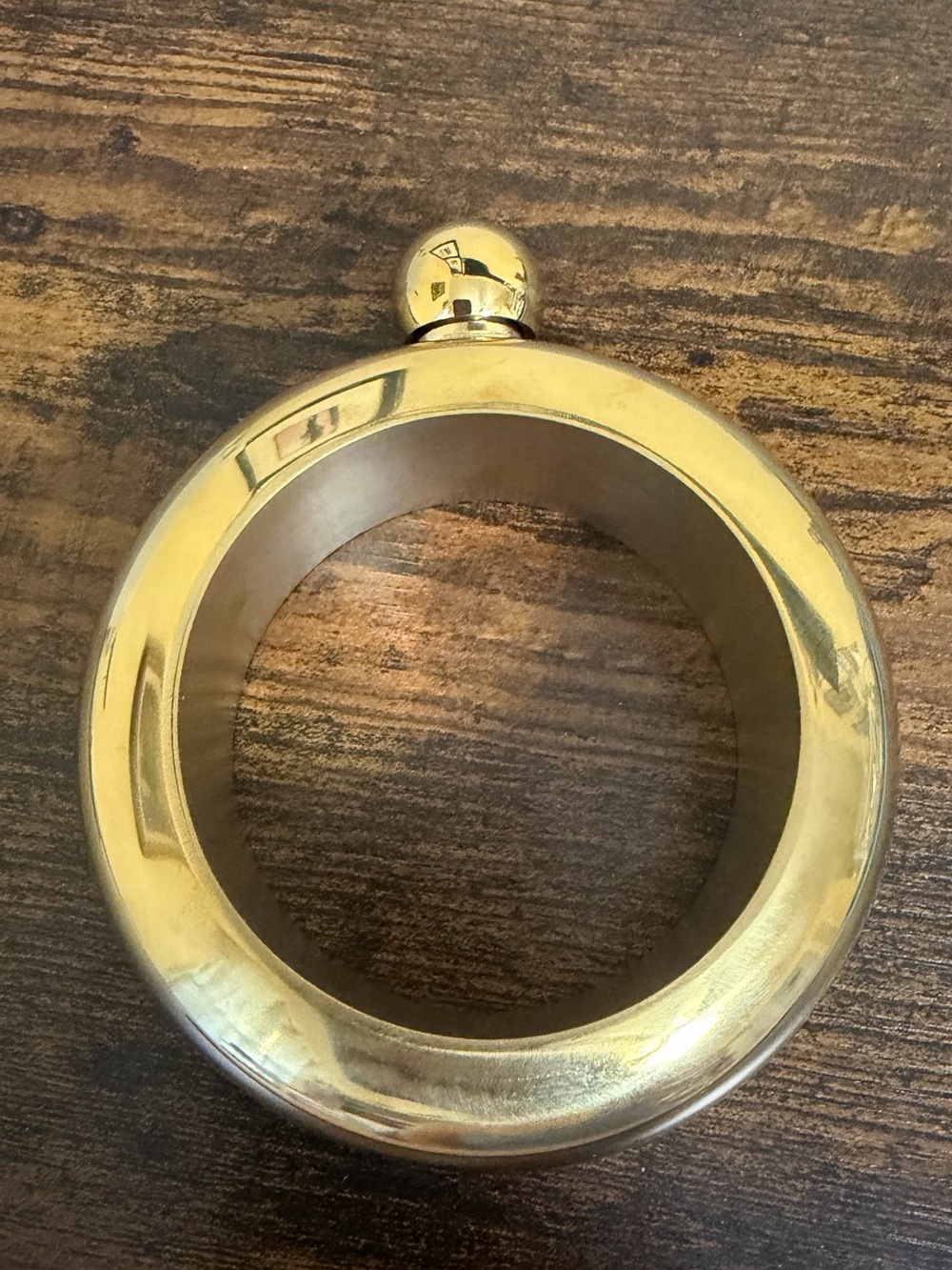 Gold Stainless Steel Bangle Flask